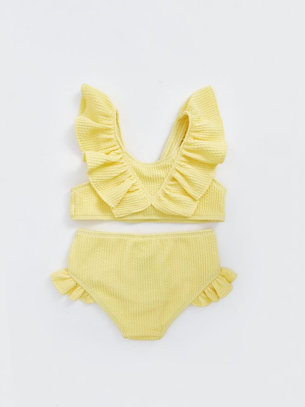 LCW Kids Yellow Girls Baby Bikini Set