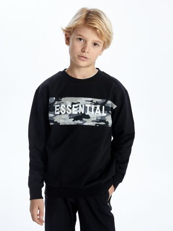 Comfort Fit Hooded Boys' T-Shirt