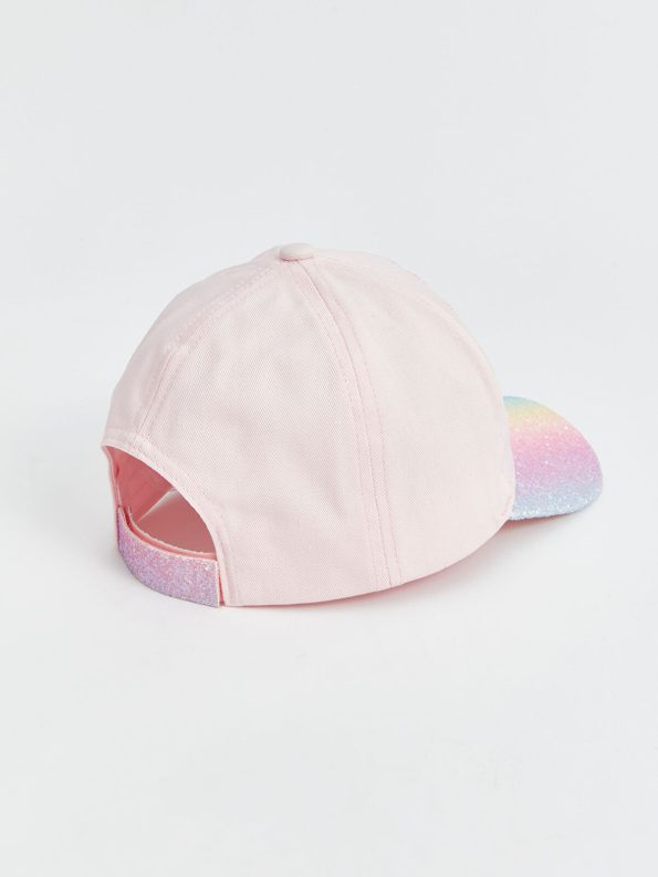 LCW Accessories Pink Flamingo Patterned Girls' Cap