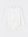 Printed Crew Neck Baby Boy Bodysuit