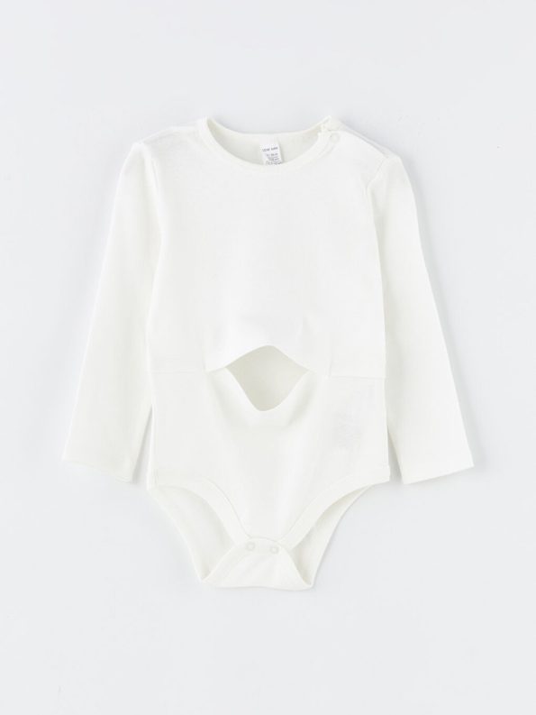 Printed Crew Neck Baby Boy Bodysuit