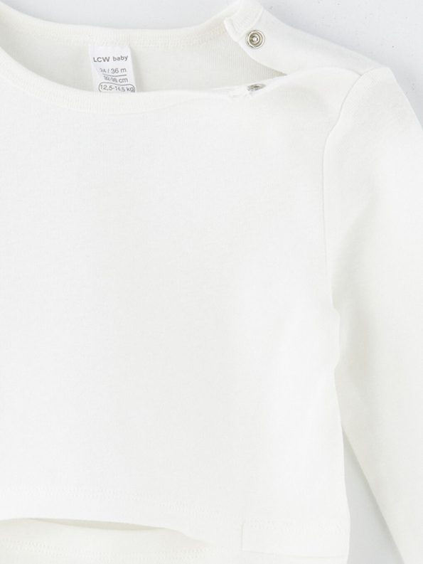 Printed Crew Neck Baby Boy Bodysuit