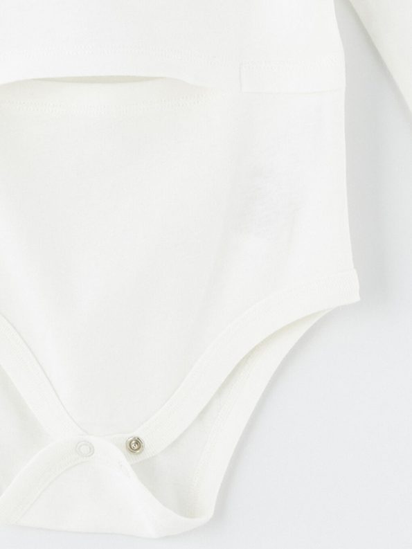 Printed Crew Neck Baby Boy Bodysuit