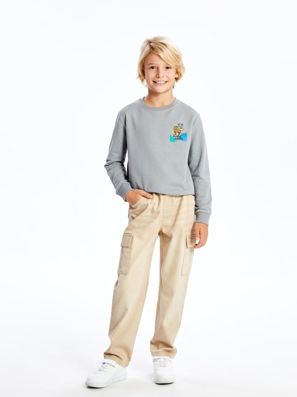 Boys' Elastic Waist Jean Pants