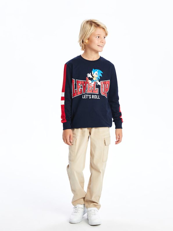 Boys' Elastic Waist Comfortable Fit Jogger Pants