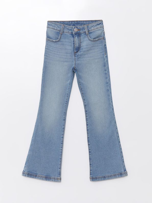 Basic Girls' Leggings with Elastic Waistband