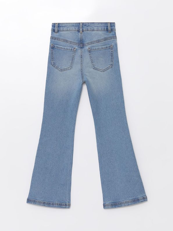 Basic Girls' Leggings with Elastic Waistband