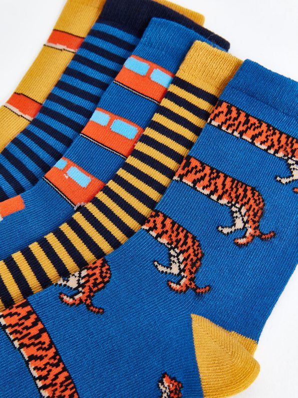Boys' Ankle Socks Set of 5