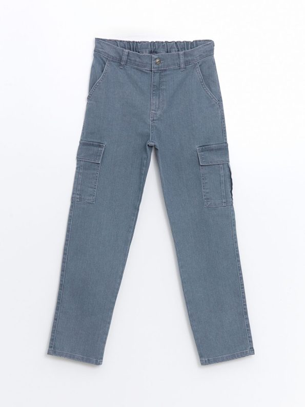 Belted Elastic Waist Boys' Pants