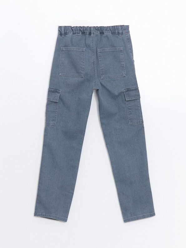 Belted Elastic Waist Boys' Pants