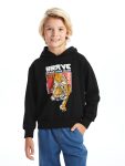 Boys' Camouflage Hooded Sweatshirt