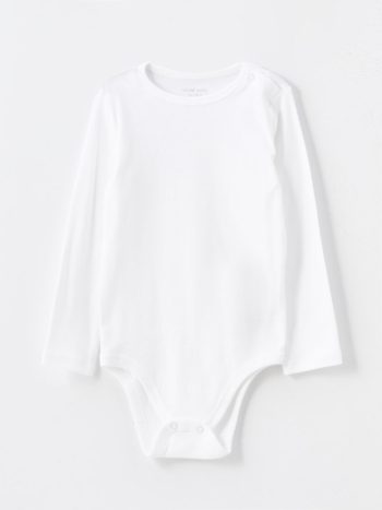 Mickey Mouse Print Crew Neck Baby Boy Romper