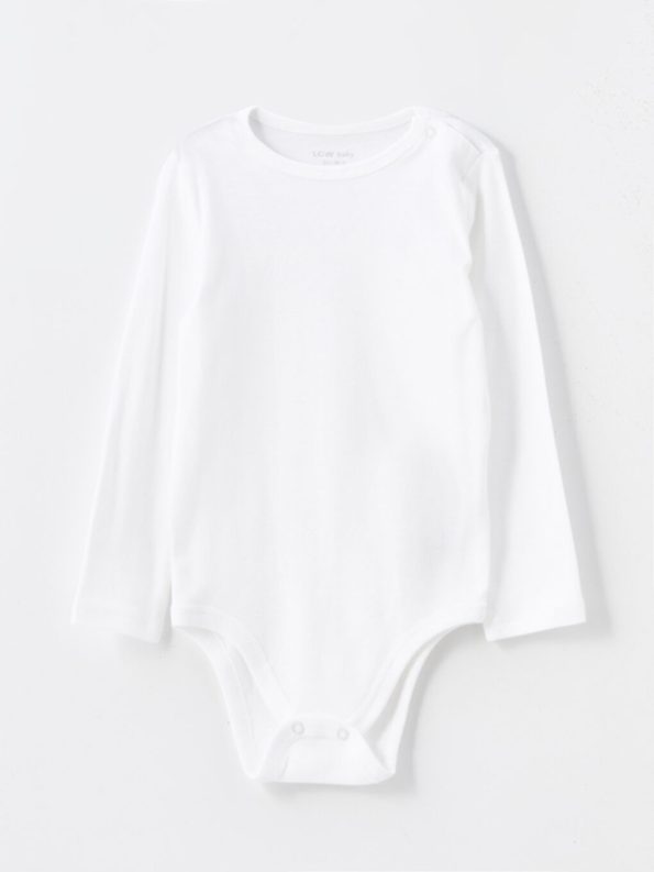Mickey Mouse Print Crew Neck Baby Boy Romper