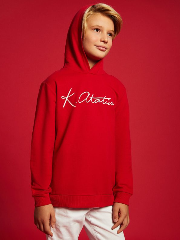 Hooded Thick Sweatshirt Set for Boys