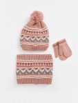 Pom Pom Detail Baby Girl Beanie
