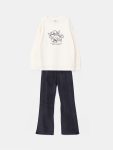 Girls' Thick Crew Neck Sweatshirt