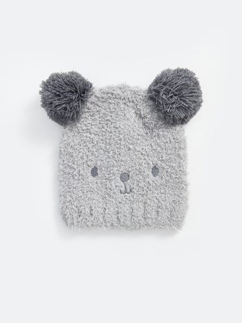 Mickey Mouse Printed Baby Boy Beanie Set