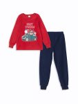 Basic Long Sleeve Boys' Shirt with Bow Tie