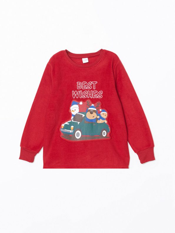 Basic Long Sleeve Boys' Shirt with Bow Tie