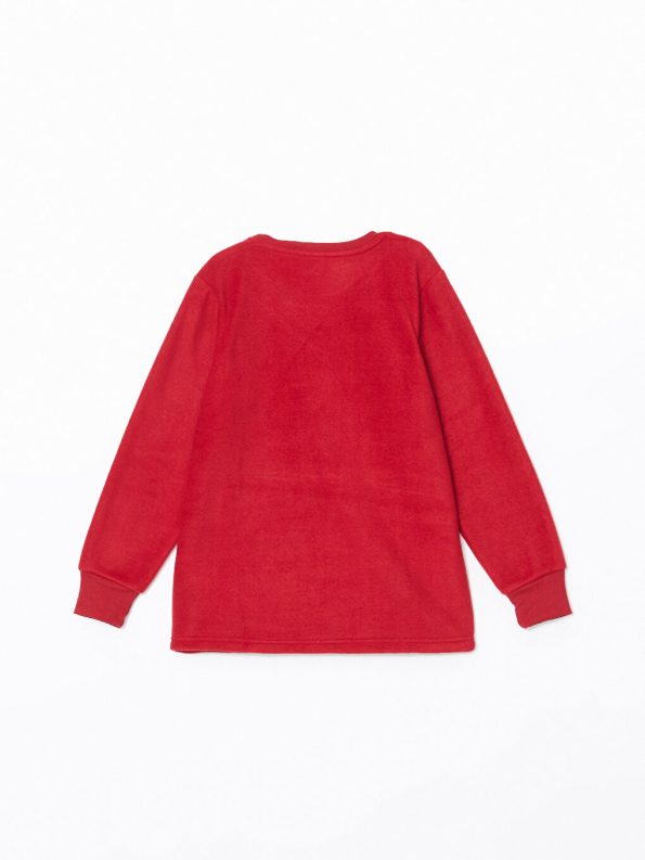 Basic Long Sleeve Boys' Shirt with Bow Tie