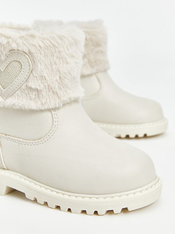Patterned Velcro Baby Girl Boots