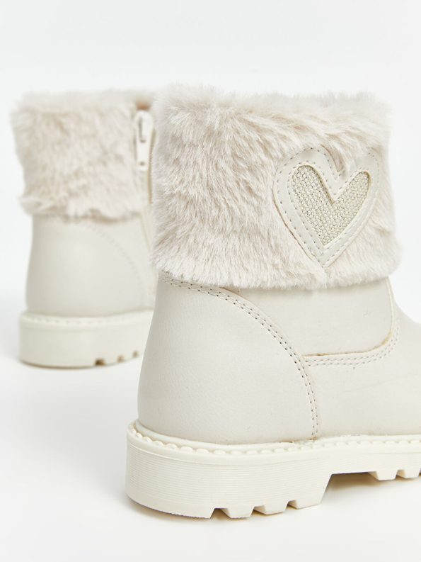 Patterned Velcro Baby Girl Boots