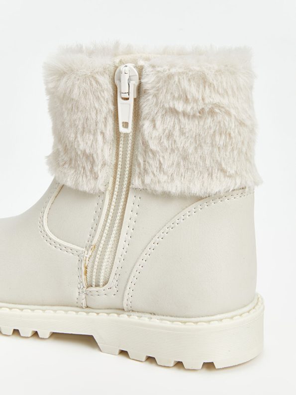 Patterned Velcro Baby Girl Boots
