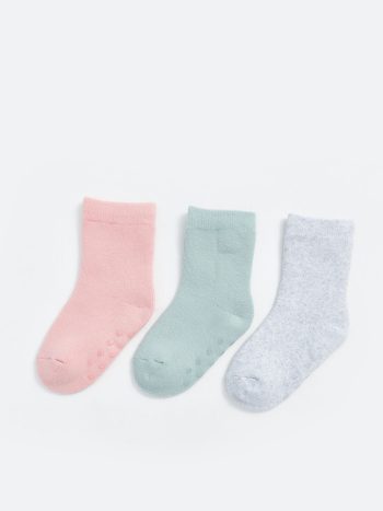 LCW Baby Pink Basic Girls' Sock Set
