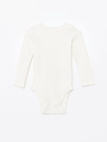 LCW Baby Pink Embroidered Girl's Dungaree and Bodysuit Set