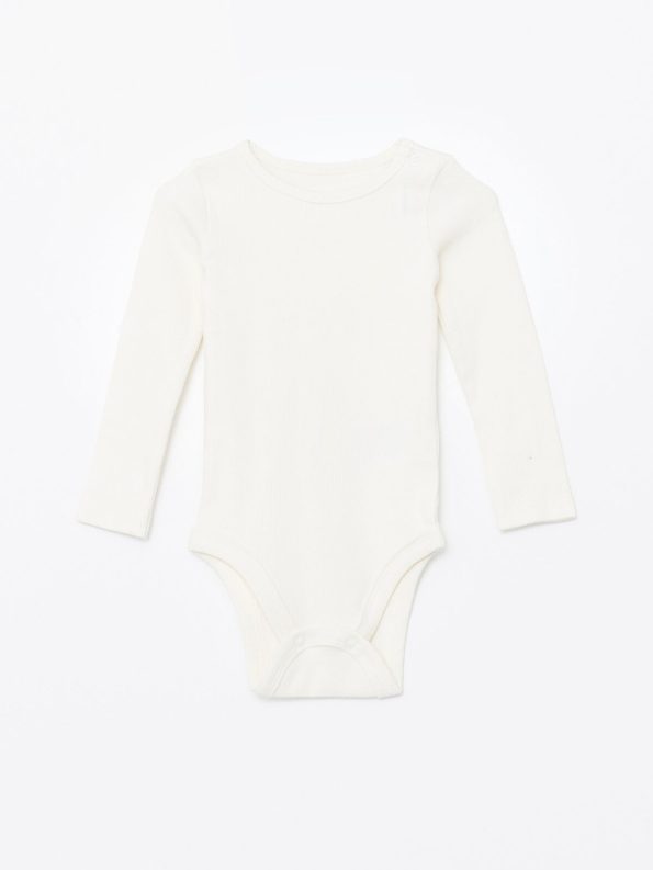 LCW Baby Pink Embroidered Girl's Dungaree and Bodysuit Set