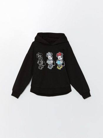 Mickey Mouse Printed Girls' Sweatshirt and Jogger Pants Set