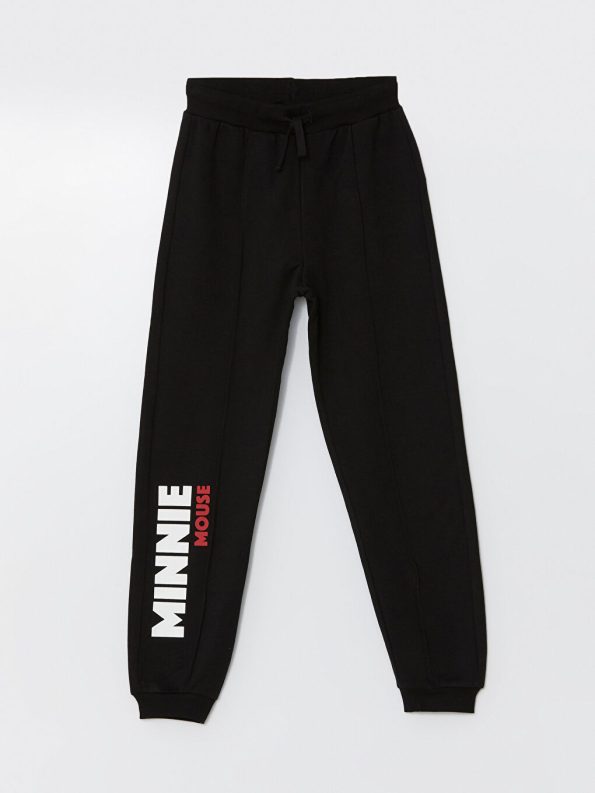 Mickey Mouse Printed Girls' Sweatshirt and Jogger Pants Set