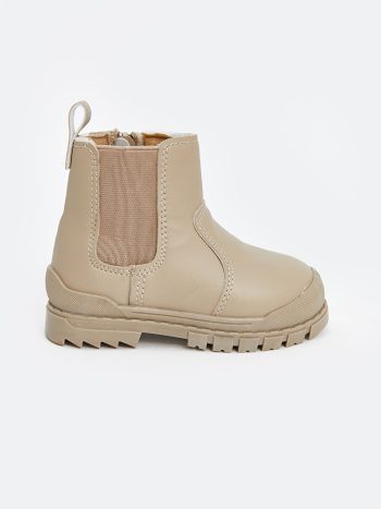 Fleece-Lined Baby Boy Boots