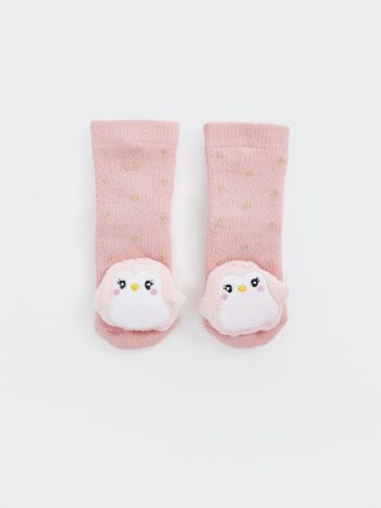 LCW Baby Pink Girl's Home Socks