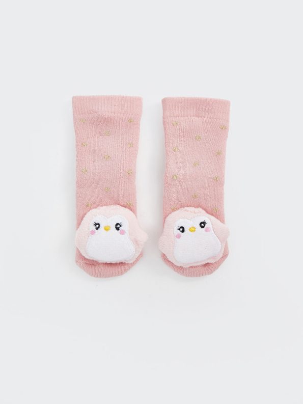 LCW Baby Pink Girl's Home Socks