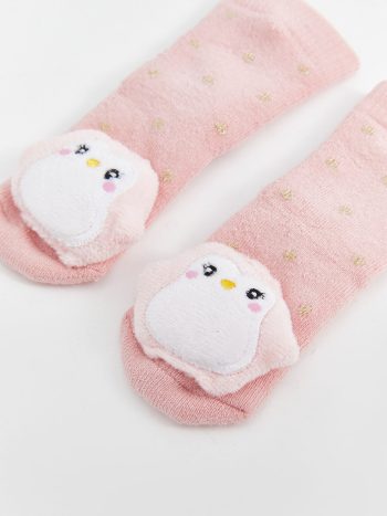 LCW Baby Pink Girl's Home Socks