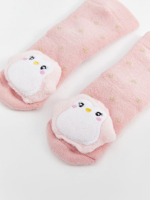 LCW Baby Pink Girl's Home Socks