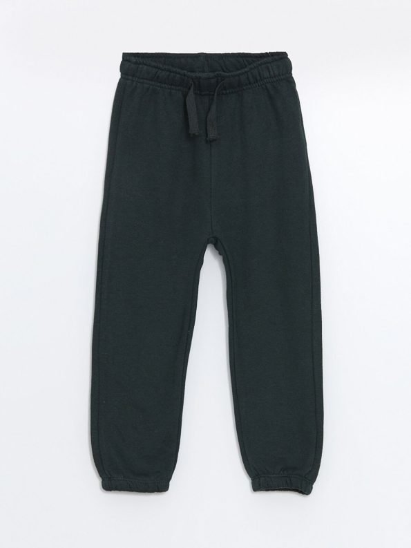 LCW Kids Charcoal Elastic Waist Thick Jogger Pants for Boys