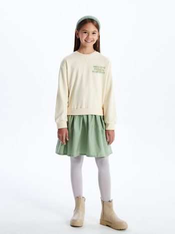 Girls' Tulle Skirt with Elastic Waistband