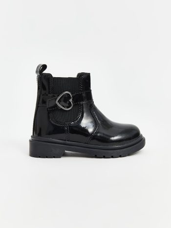 Patterned Velcro Baby Girl Boots