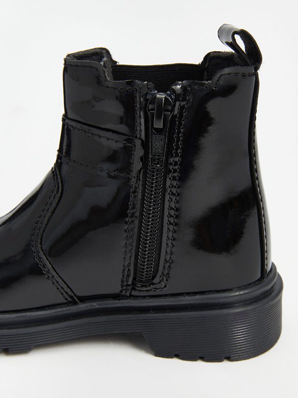 Patterned Velcro Baby Girl Boots