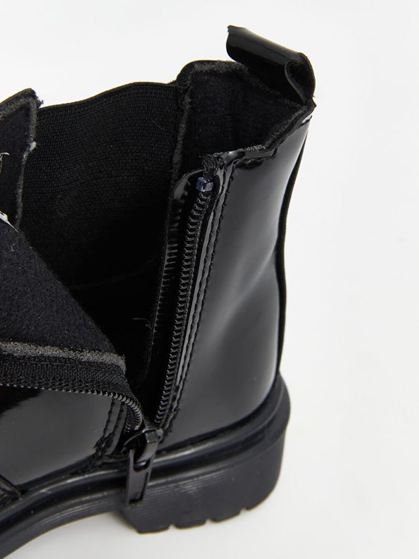 Patterned Velcro Baby Girl Boots
