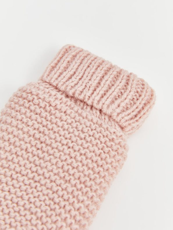 Pom Pom Detail Baby Girl Beanie