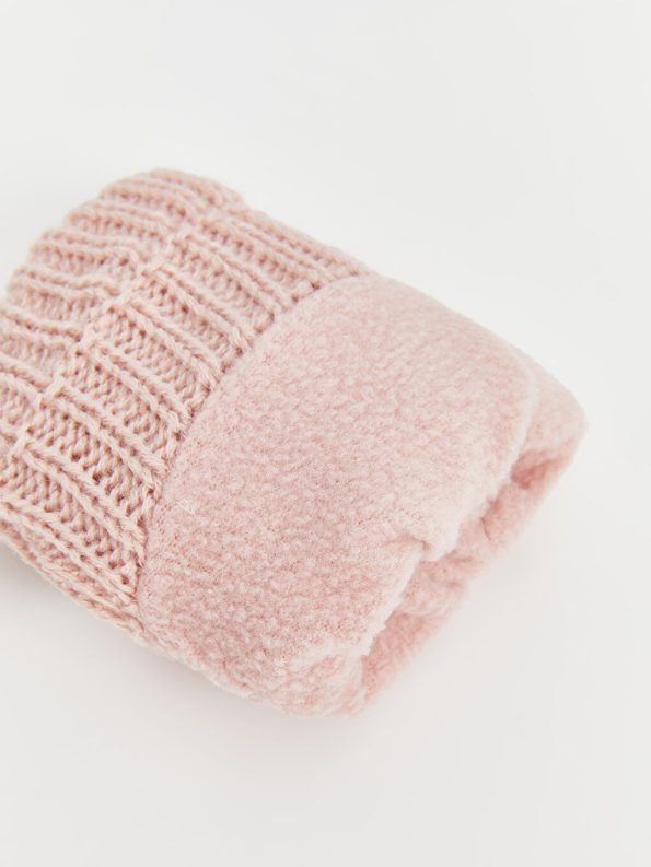 Pom Pom Detail Baby Girl Beanie