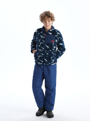 Boys' Long Sleeve Printed Crew Neck Sweatshirt