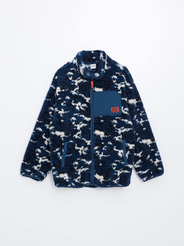 Boys' Long Sleeve Printed Crew Neck Sweatshirt