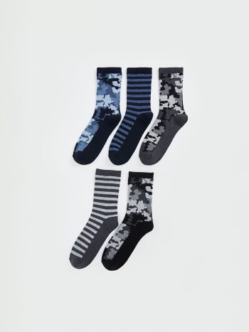 Boys' Five-Pack Ankle Socks