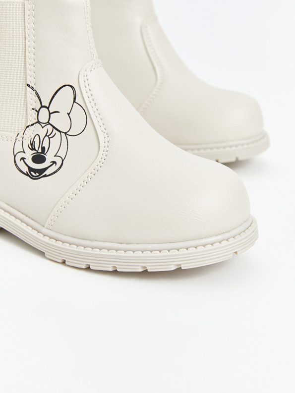 Patterned Velcro Baby Girl Boots