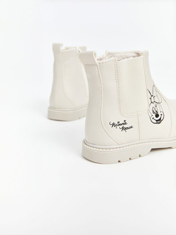 Patterned Velcro Baby Girl Boots