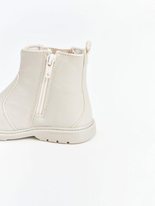 Patterned Velcro Baby Girl Boots